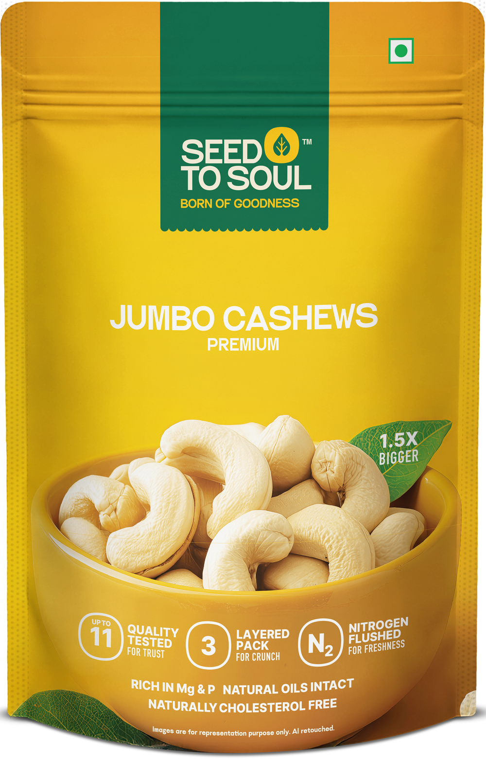 Jumbo Cashew (Kaju) — SeedToSoul