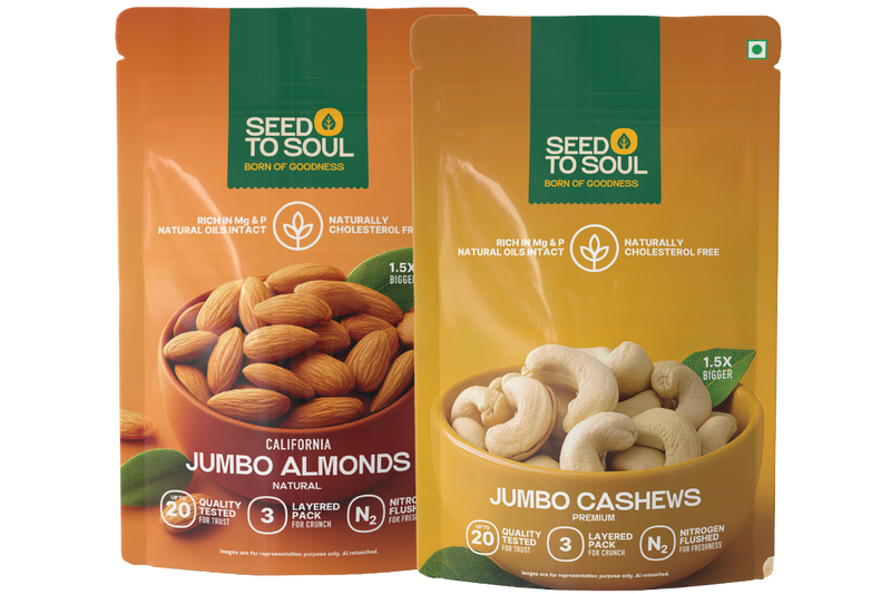 Almonds + Cashews Combo — SeedToSoul