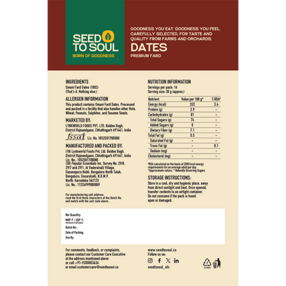 Fard Dates — SeedToSoul Premium Dry Fruits