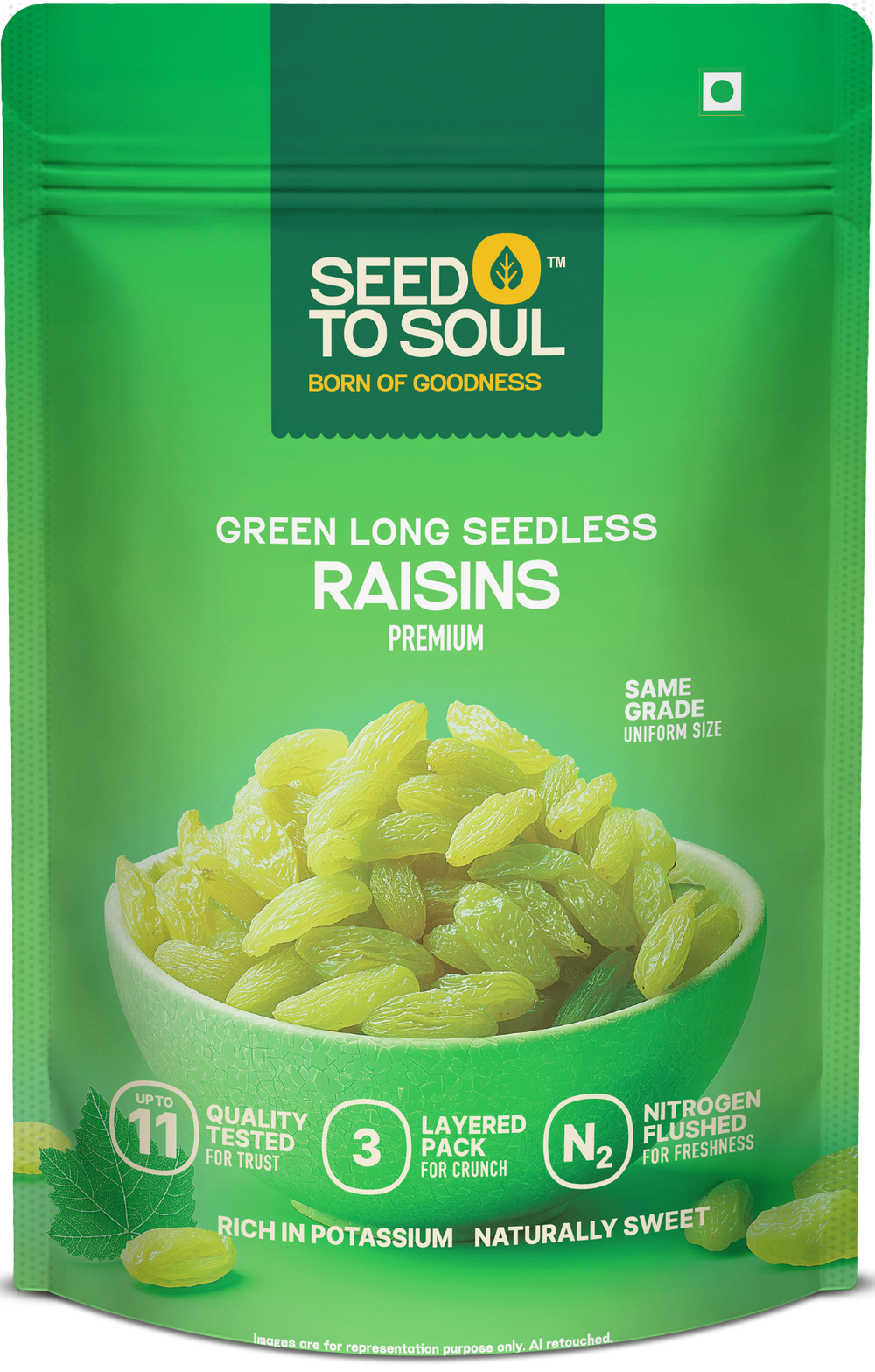 Green Long Seedless Raisins — SeedToSoul