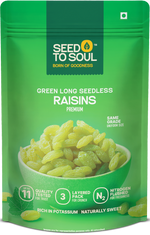 Green Long Seedless Raisins — SeedToSoul