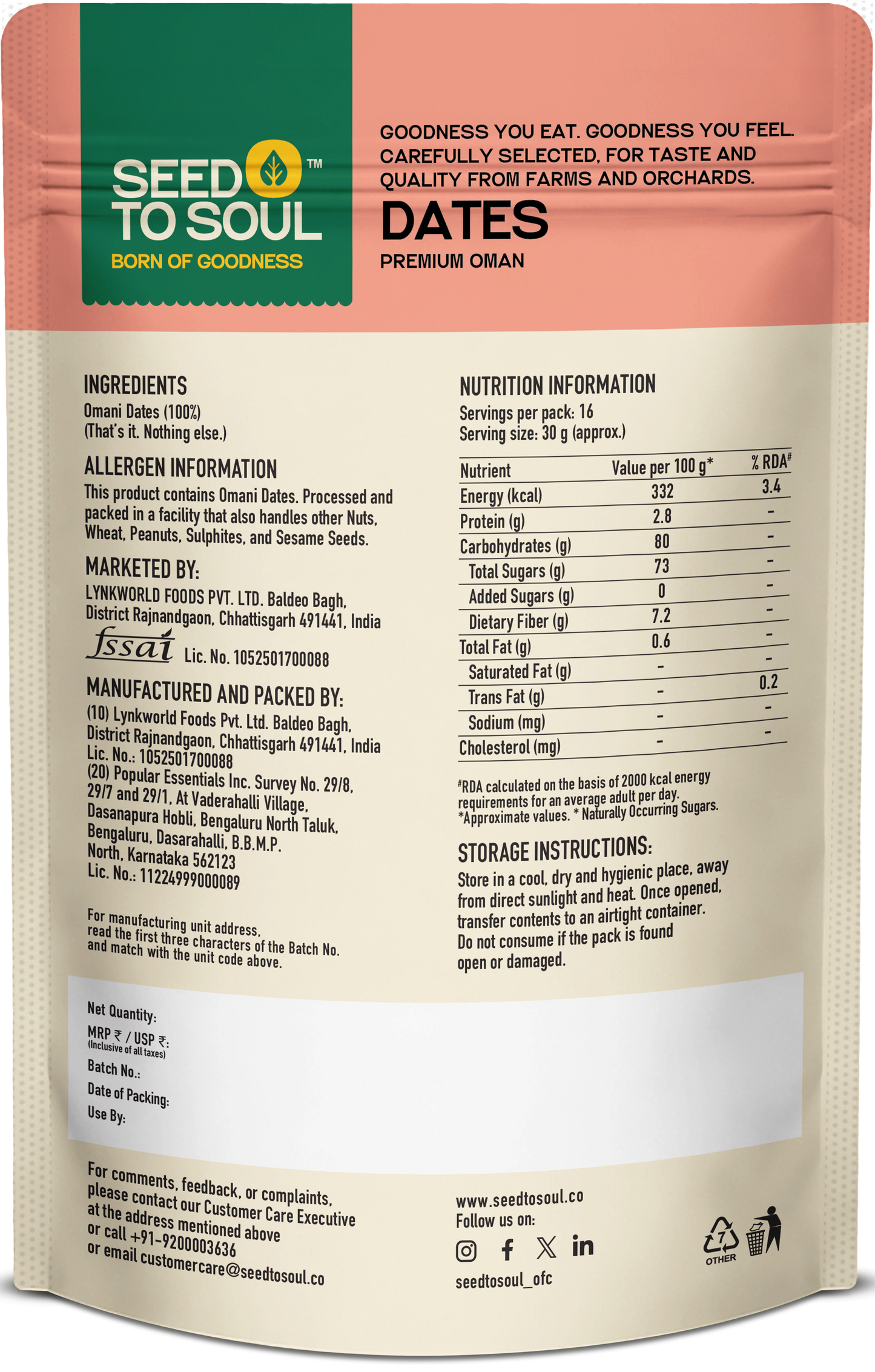 Oman Dates — SeedToSoul