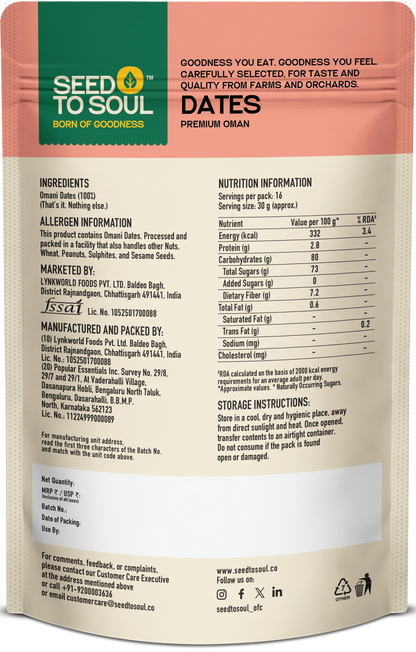 Oman Dates — SeedToSoul